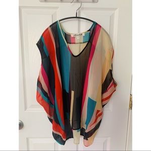 Francesca’s sheer blouse or cover-up